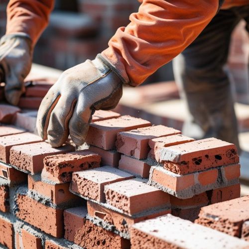 Colocación de ladrillos
